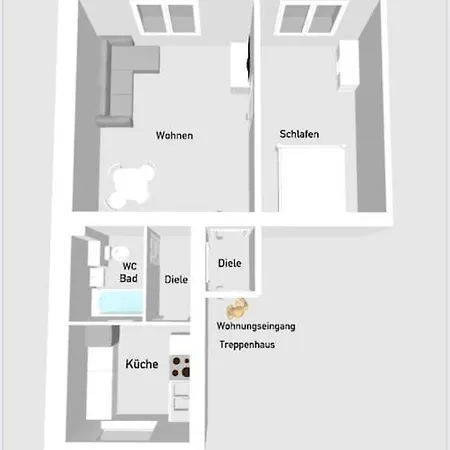 Daire Wohnung-neu-20 Min Nach Duesseldorf *
